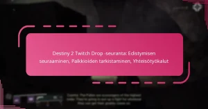 Destiny 2 Twitch Drop -seuranta: Edistymisen seuraaminen, Palkkioiden tarkistaminen, Yhteisötyökalut