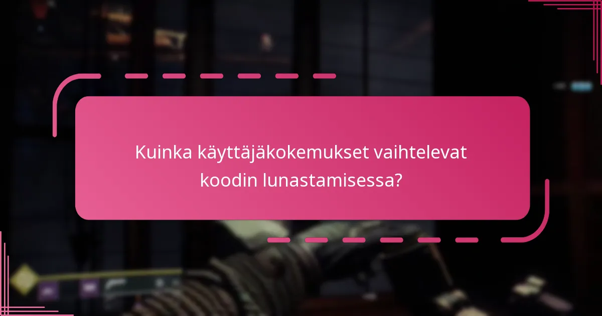 Millaisia koodeja voi lunastaa Destiny 2:ssa?