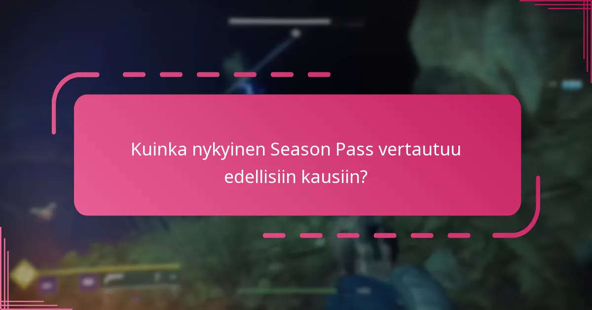 Millaisia palkintokohteita on saatavilla Destiny 2 Season Passissa?