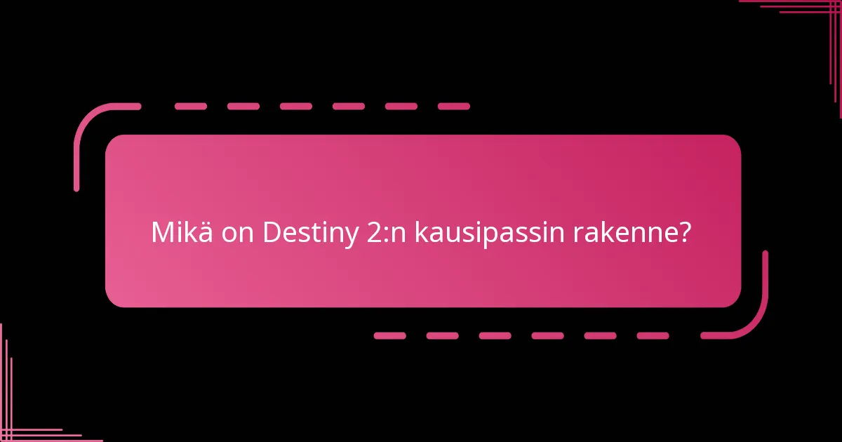 Kuinka kausipassi vertautuu muihin peleihin?