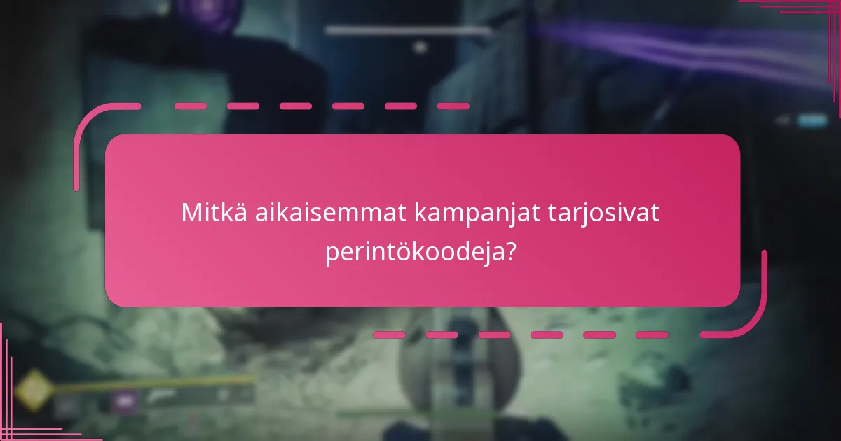 Mitkä historialliset koodit ovat edelleen voimassa?